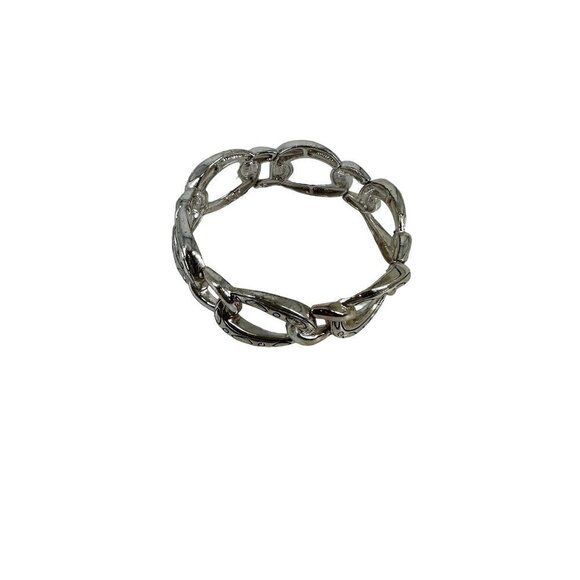Napier Silver Tone Linked Bracelet - Picture 1 of 5